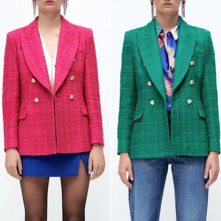 Women's Double-Breasted Blazer