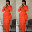Elegant Long Sleeve Dress with Button Detail and Bow Accent