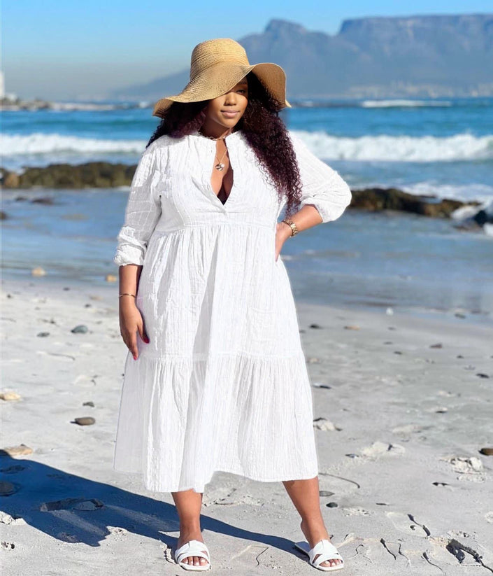 Breezy Summer Elegance Long Dress