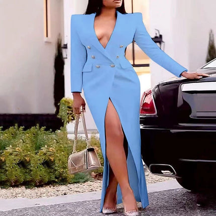 Spring Formal Long Sleave Suits Dress