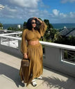 Dress Set Flowing Skirt Party Wear