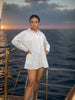 Long-Sleeve Button-Up Collared Shirt with Relaxed Fit