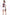 Illustrated Female Figure Graphic Tee & Tailored Shorts Two-Piece Set