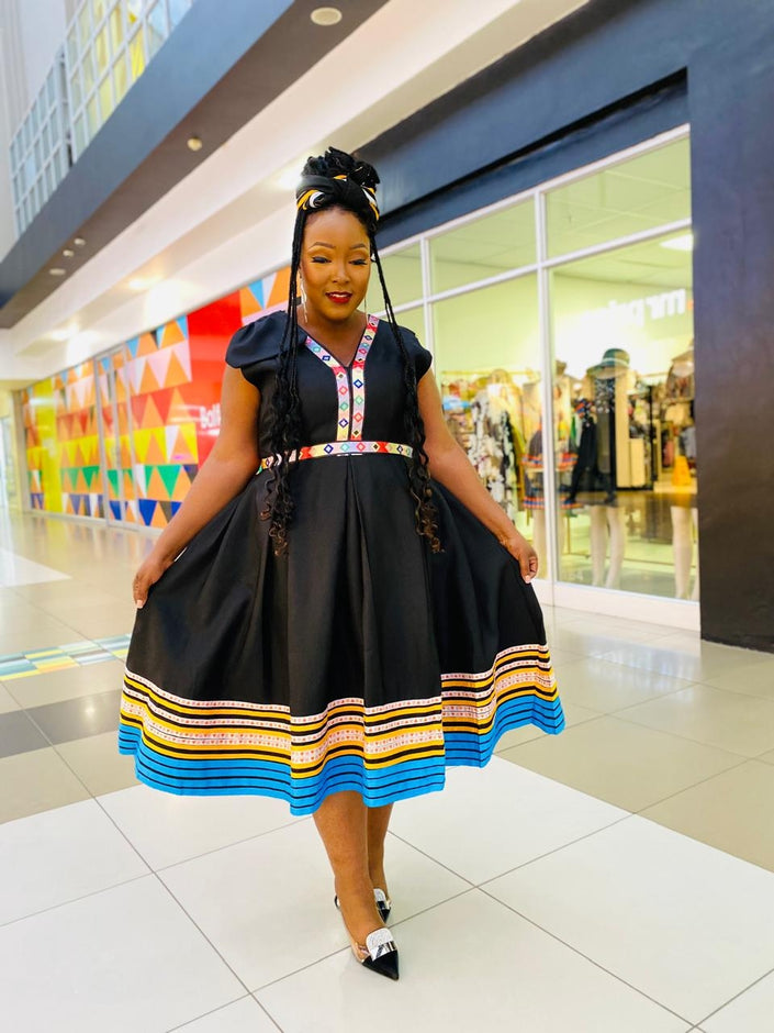 Traditional ankle-length dress