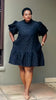 Lace Mini Dress  Puff Sleeve Party Style