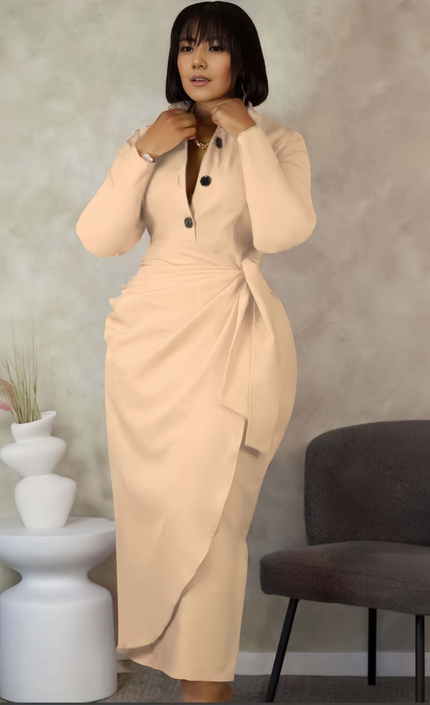Slim-Fit Shirt Dress