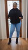 Hooded Short Coat with Button Accents and Fashionable Loose Fit
