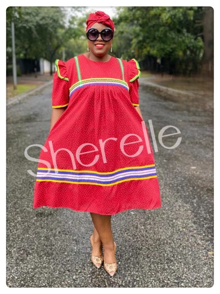 Traditional Attire with Matching Headwrap