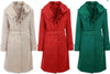 Fur-Lined Belted Coats