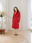 Fur-Lined Belted Coats