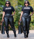 Faux Leather Pants