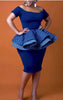 Modern Cut Dress with Ethnic Pattern Detail
