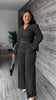 Elegant Tailored Twin Sets  with Distinctive Necklines and Sleeve Designs