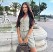 Solid Color Waistcoat Shorts Two-piece Set