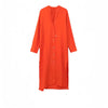 Button-Up Mid-Length Shirt Dress
