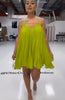 Sleeveless V-Neck Flared Knee-Length Dress