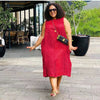 Sleeveless Mid-Length Textured Dress