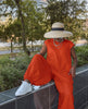 Sleeveless Wide-Leg Jumpsuit with Crew Neckline in Casual Style