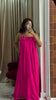 Spaghetti Strap Maxi Dress Floral Applique