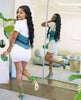 Women's Knitted Dress with Geometric Pattern and Waist-Cinching Design