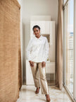 Women's Classic Collar Long Sleeve Shirt with Button Front