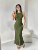 Slim-Fit Long Knitted Dress