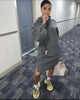 Casual Loose-Fit Hoodie - Front Pocket Design and Long Sleeve Features