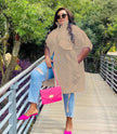 Minimalist Cuffed Sleeves Shirt Dress
