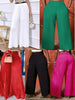 High-Waisted Pleated Wide-Leg Pants