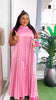 Long Pleated Dress