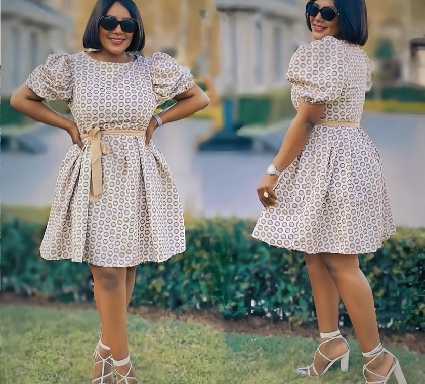 Polka Dot Dress for Spring/Summer Outdoor Gatherings