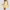 Sleeveless Skater Dress with Square Neck and Pleated Waist