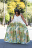 Women's Sleeveless Spaghetti Strap Maxi Dress