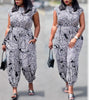 Spring/Summer Casual Printed Jumpsuit