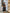 Fashion Vertical Stripe Short-Sleeve Dress - Button Front, Waist Tie, Flowy Skirt