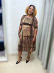 Short Sleeve Mid-Length Dress