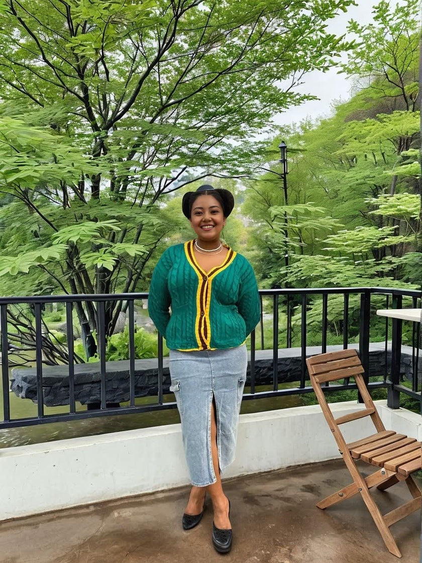 Trendy Women's Knitted Cardigan