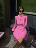 Fashion Knitted Dress, Loose Silhouette