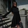 Fashion Knitted Dress, Loose Silhouette