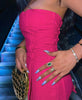 Strapless Wide-Leg Jumpsuit with Side Tie & Contour Fit