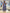 Ethnic Style Dress with Geometric Pattern Design, Loose Fit