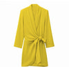 Long Sleeve Bow Tie Wrap Dress