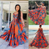 Sleeveless Maxi Dress with Ruffled Hemline