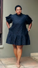 Elegant Lace Patterned Short Dress