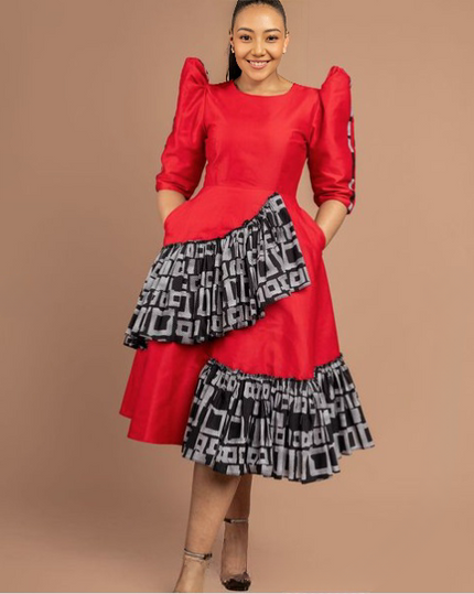Tiered Skirt Dress