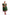 Ethnic Round Neck Puff Sleeve Dress with Traditional Pattern Embellishments