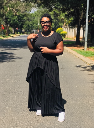 Women's short sleeve pleated wide leg two piece set from FashionPrice South Africa - view 3
