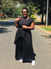 Women's short sleeve pleated wide leg two piece set from FashionPrice South Africa - view 3