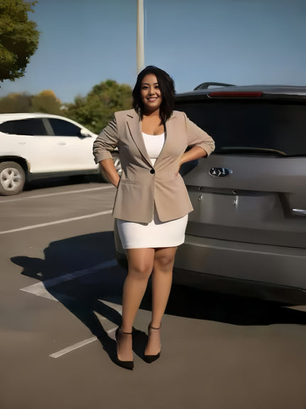 Blazer Women's Slim Fit Chic Casual Outfit