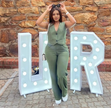 Sleeveless Tailored Vest Top with Coordinating Trousers Ensemble